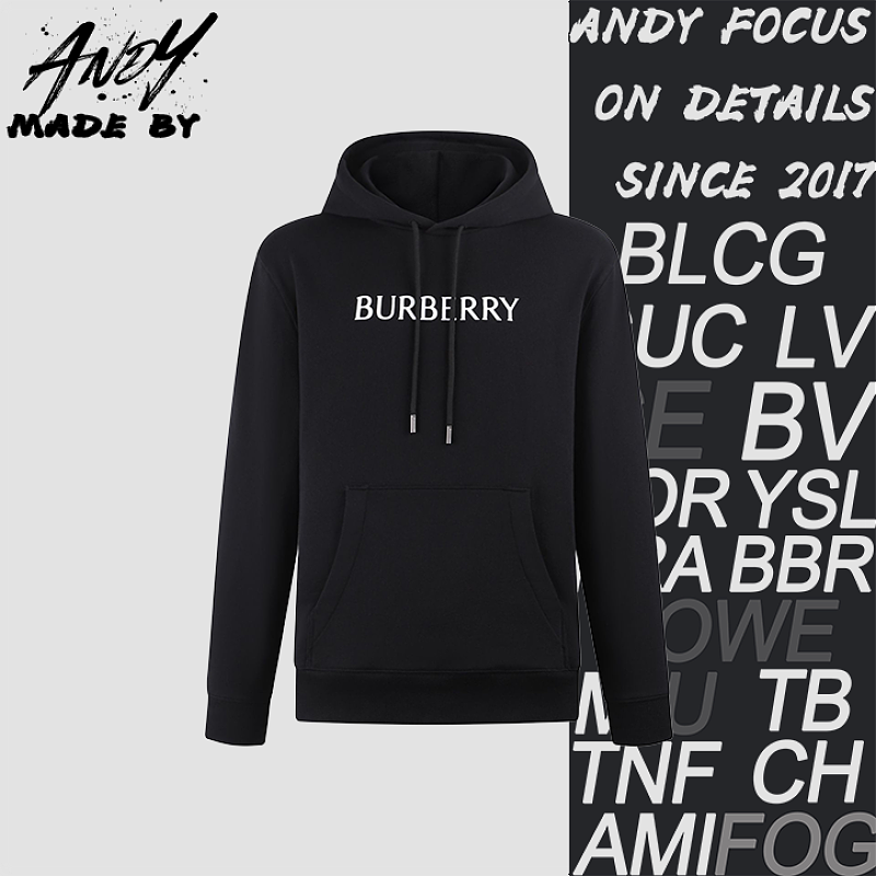 Logo Print Cotton Hoodie Sweatshirt