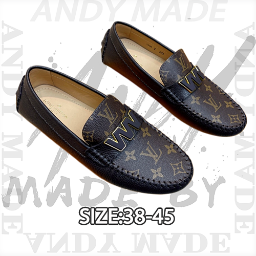 High-quality Replica Louis Vuitton Classic Men's Loafers Featuring Soft Leather Premium El