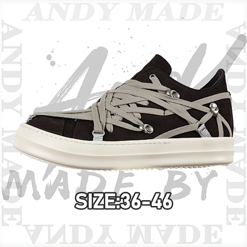 Rick Owens Big Converse Beige Crazy Straps