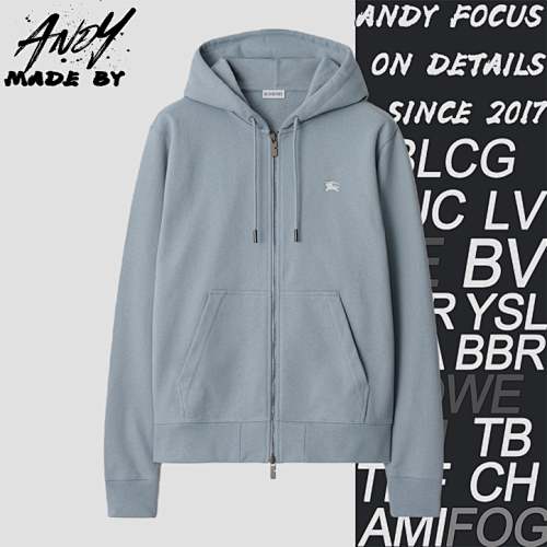 Bbr Embroidered Zip Hoodie