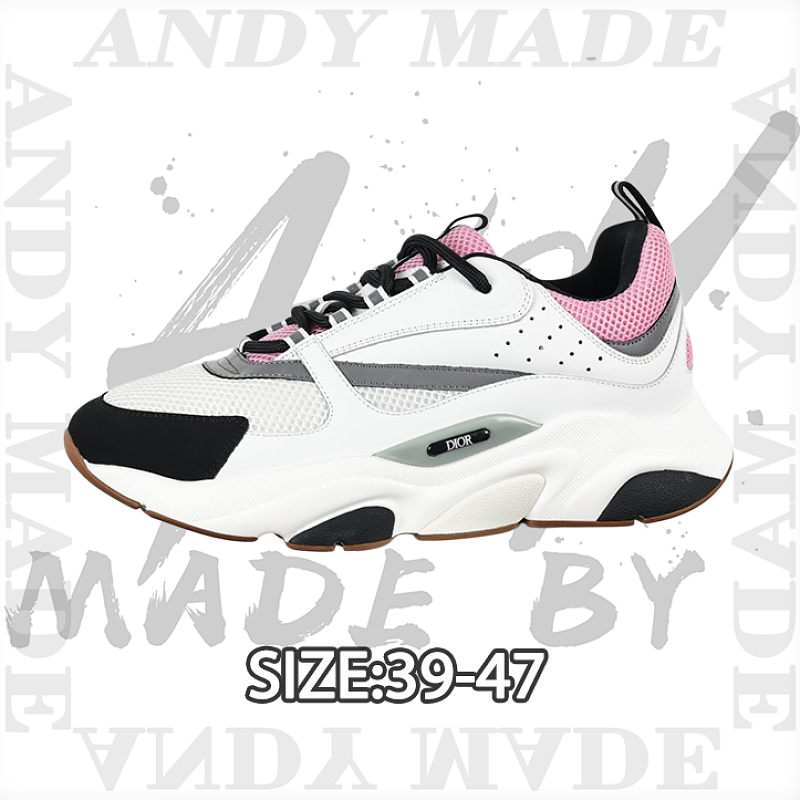Dior Men's Casual Running Fashion Sneakers 'White Pink 11'