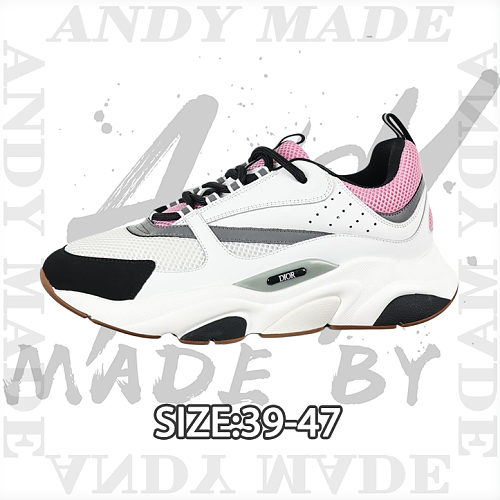 Dior Men's Casual Running Fashion Sneakers 'White Pink 11'