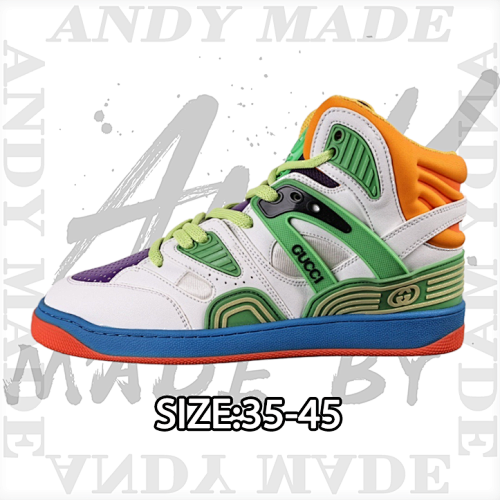 Gucci Shoes For Couples Inspired By 90s Basketball Shoes