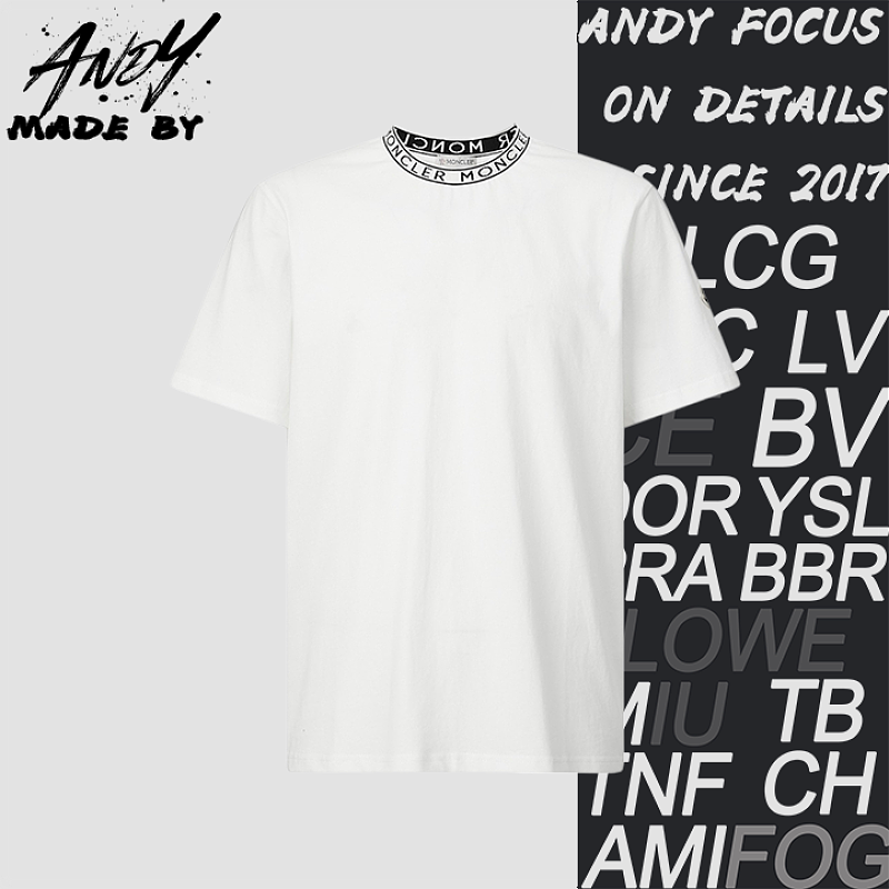 Short-Sleeve T-Shirt With Embroidered Logo And Knitted Collar