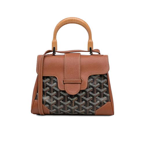 Goyard Old Flower Full Print Leather Corner
