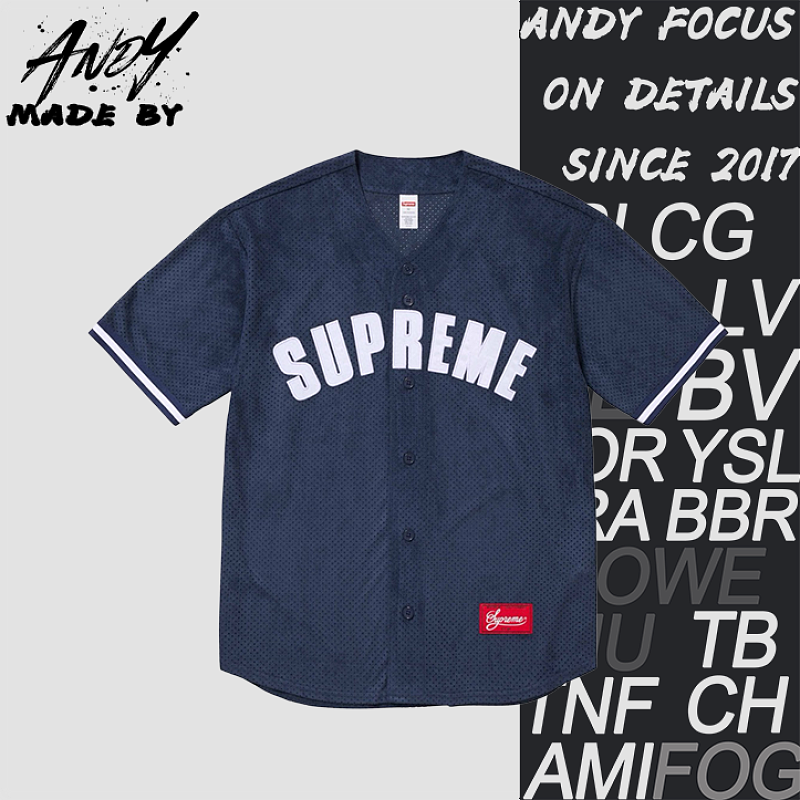 Supreme Mesh Baseball Jersey