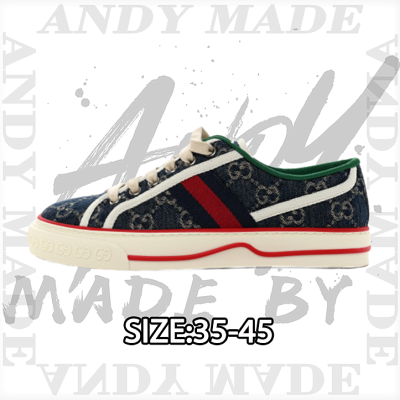 Tennis Print Sneaker Gucci Canvas Shoes Series Full Gif