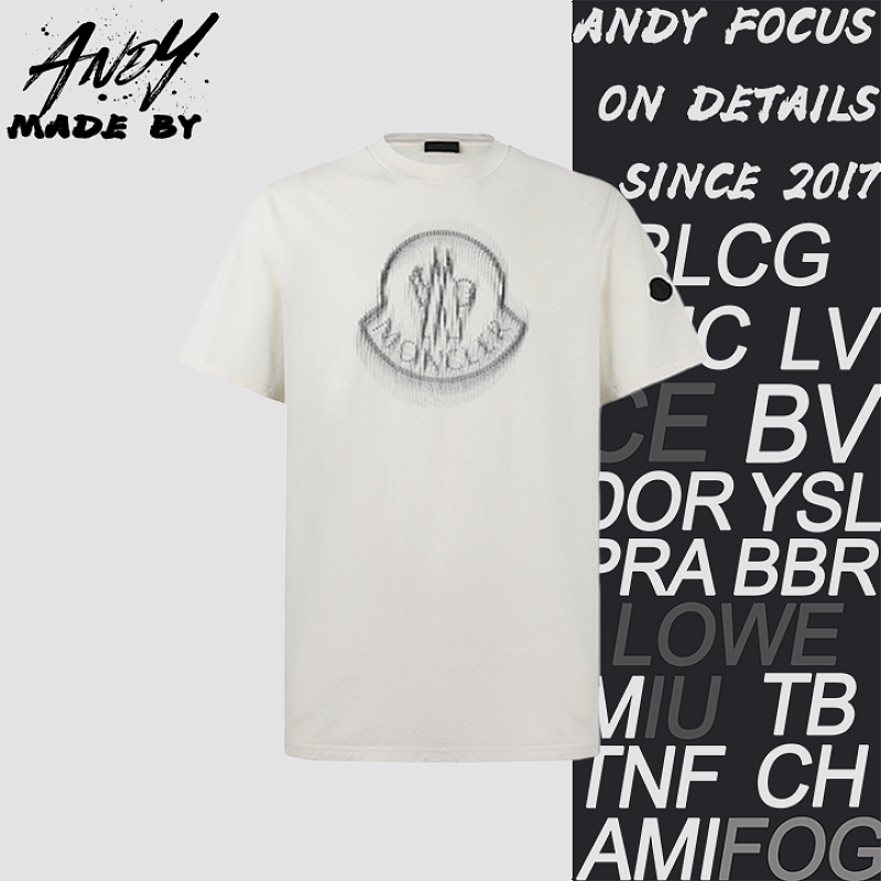 Blurred Logo Print Short-sleeved T-shirt
