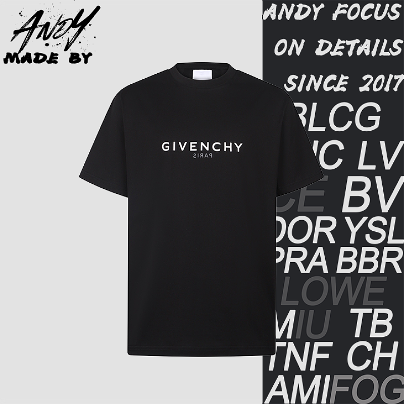 Givenchy Double-Layer Logo Print Short-Sleeve T-Shirt