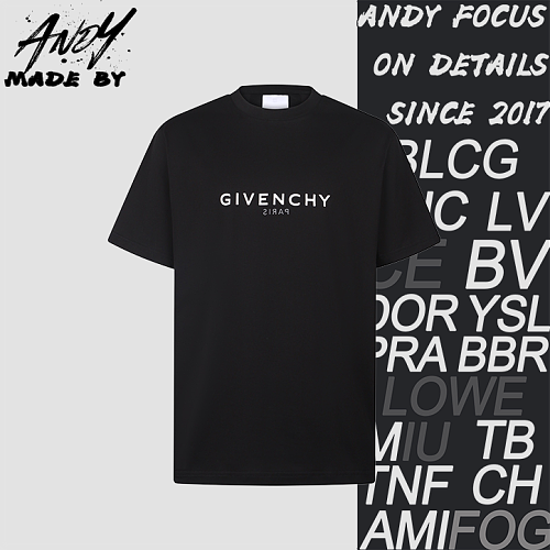 Givenchy Double-Layer Logo Print Short-Sleeve T-Shirt