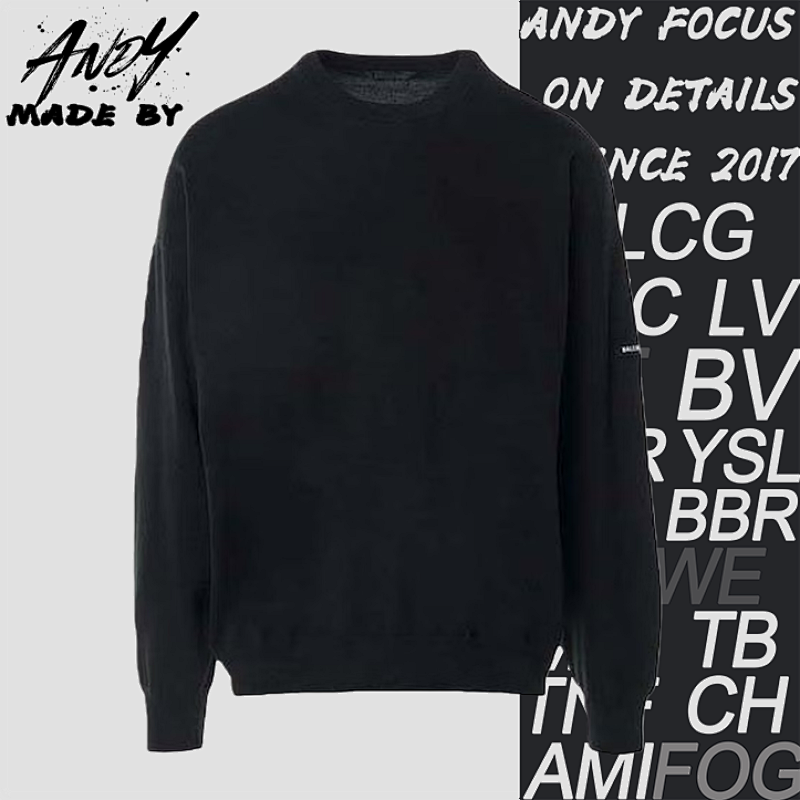 Paris Brand Wool Crew Neck Sweater