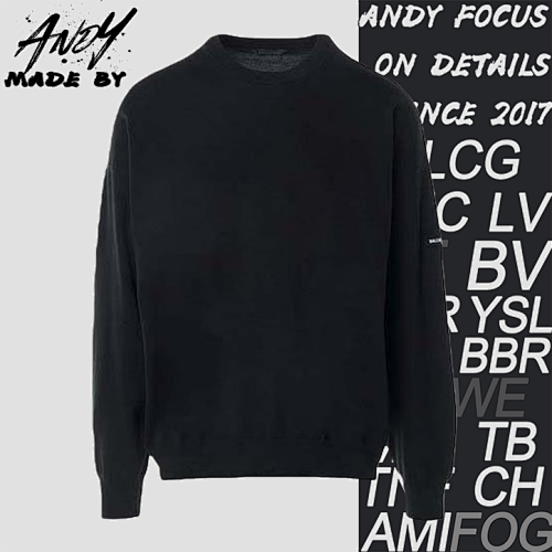 Paris Brand Wool Crew Neck Sweater