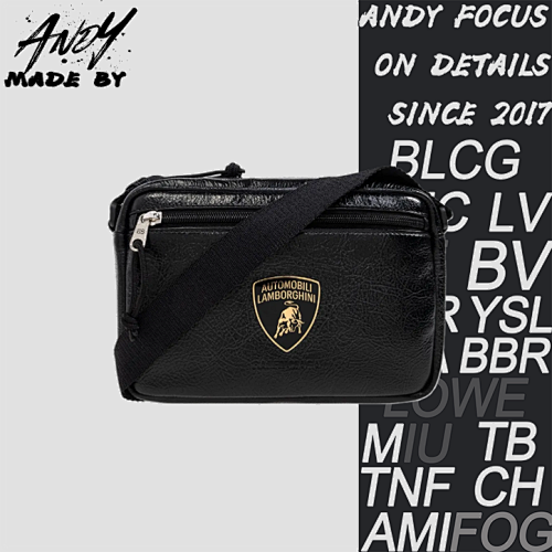 Parisian Shield Logo Lamborghini Crossbody Bag