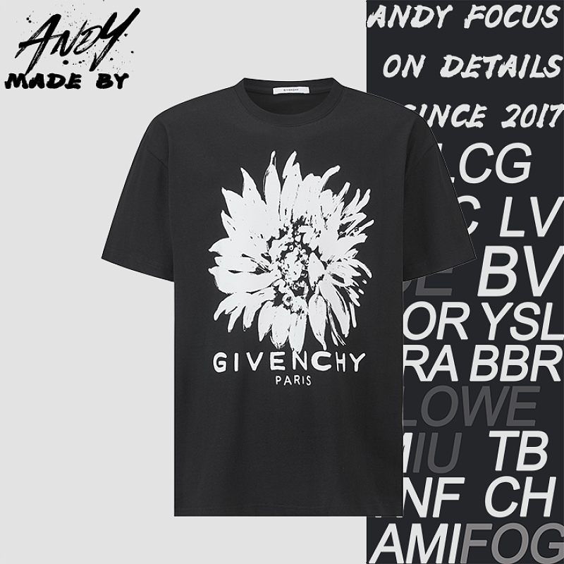 Givenchy Sunflower Print Logo Short-Sleeve T-ShirtIem ID