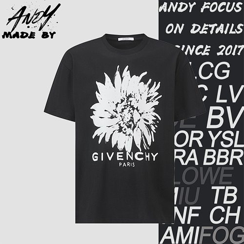 Givenchy Sunflower Print Logo Short-Sleeve T-ShirtIem ID
