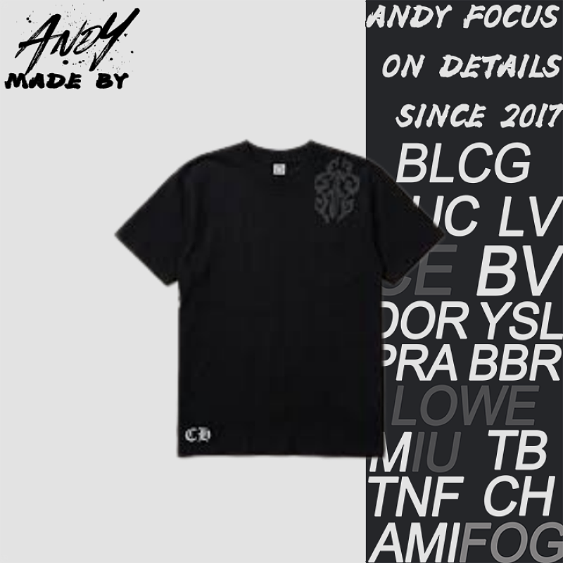 Chrome Hearts CH Shadow Cross Arrow Print Short-Sleeve