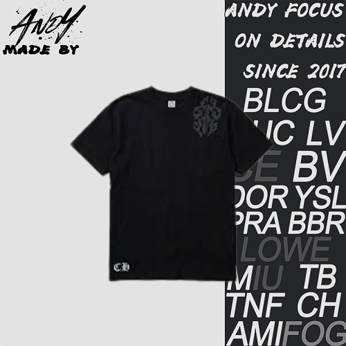 Chrome Hearts CH Shadow Cross Arrow Print Short-Sleeve