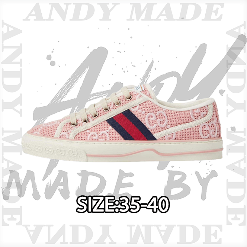 Tennis Print Sneaker Gucci Canvas Shoes Series Full Gif