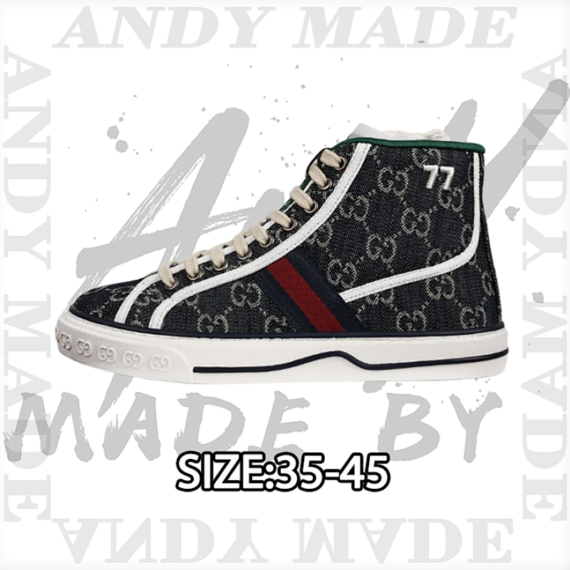Tennis Print Sneaker Gucci Canvas Shoes Series Full Gif