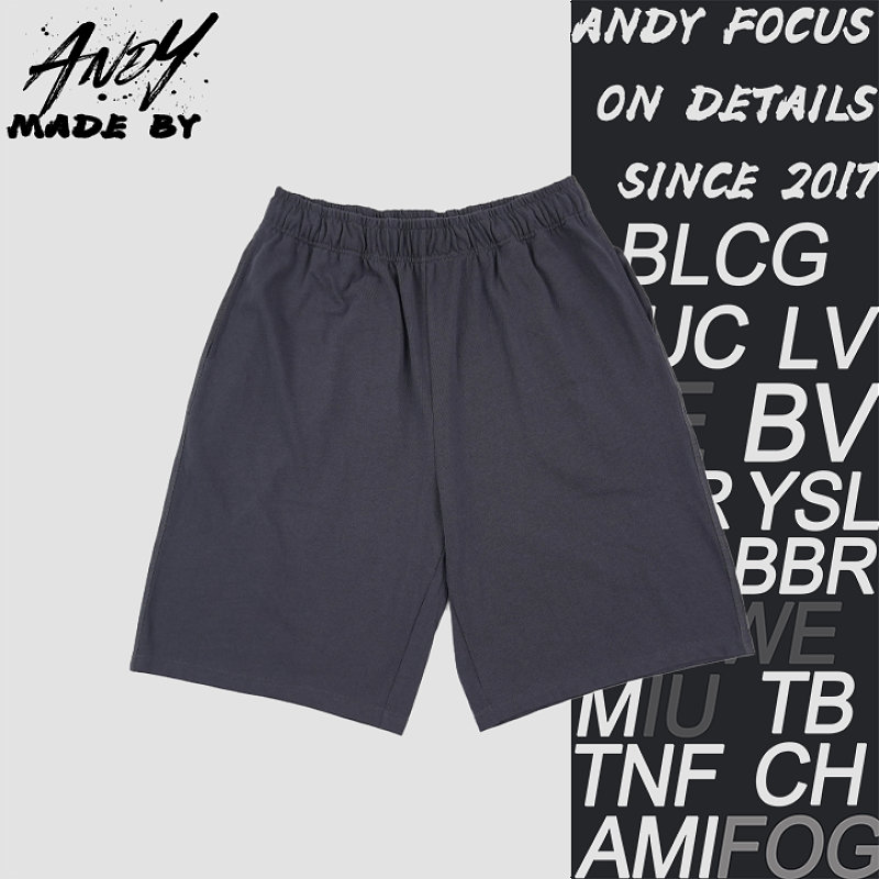 Back Pocket Small Logo Print Shorts