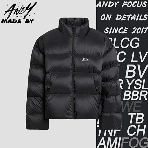 Balenciaga Short Puffer Jacket With Circular EmbroideryItem ID