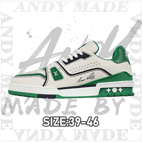 White And Green Rivets