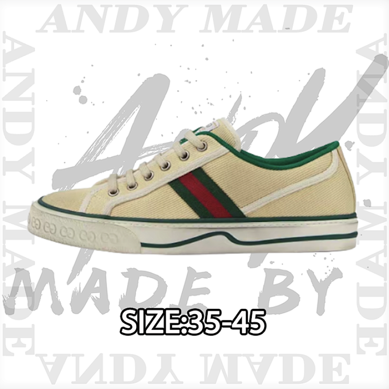 Tennis Print Sneaker Gucci Canvas Shoes Series Full Gif