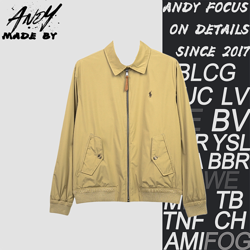 Polo Horse Double-Pocket Button Jacket - Khaki