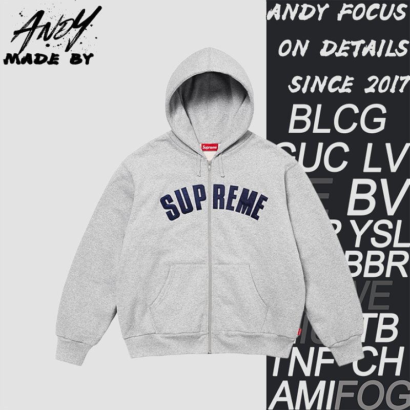 Supreme Waffle Fleece Hoodie