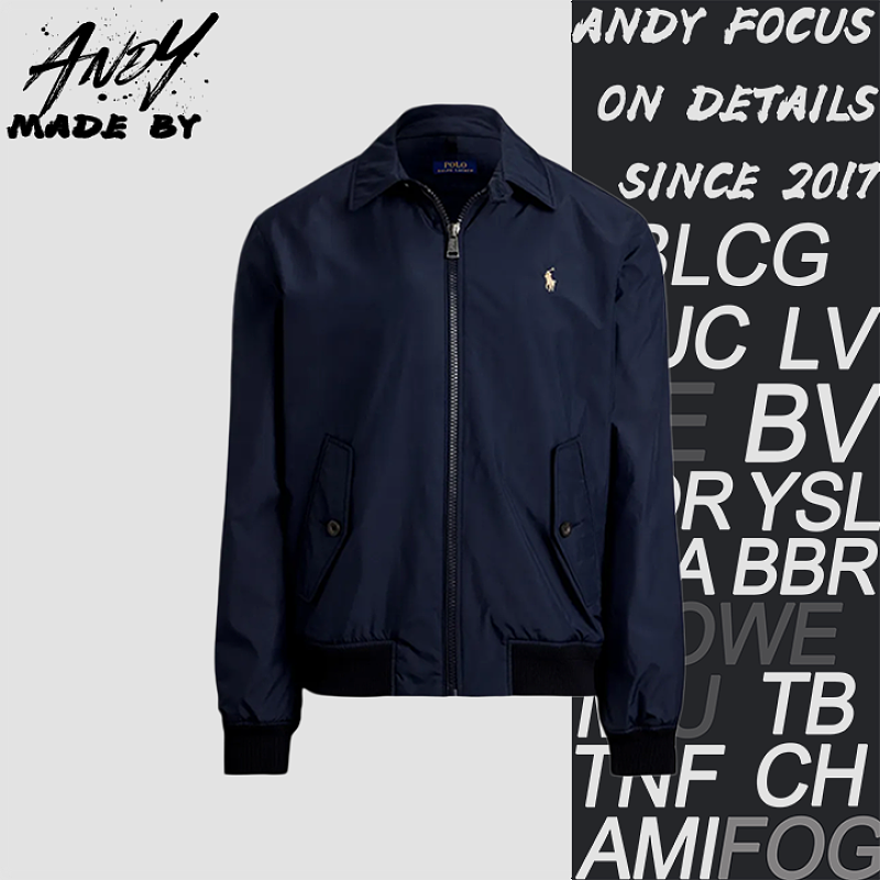 Pony Logo Double Pocket Button Jacket - Navy