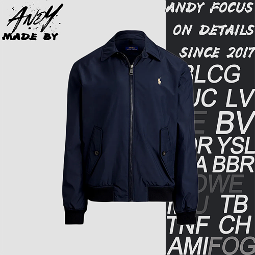 Pony Logo Double Pocket Button Jacket - Navy