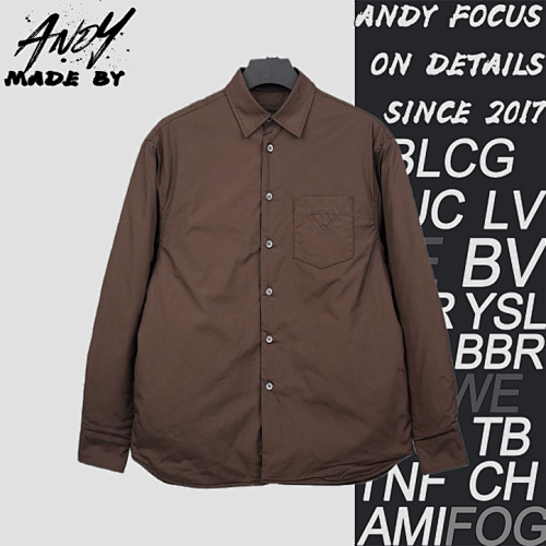 Prada Pocket Triangle Cotton Jacket