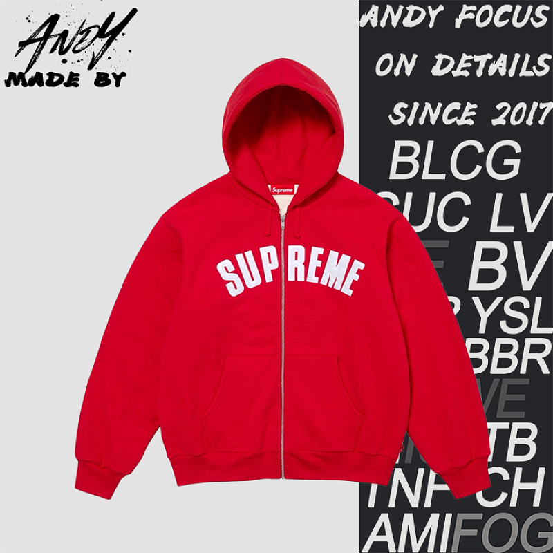 Supreme Waffle Fleece Hoodie