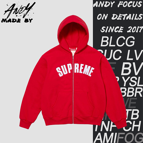 Supreme Waffle Fleece Hoodie