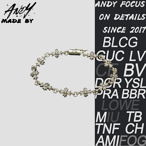 Chrome Hearts CH Cross Flower Bracelet