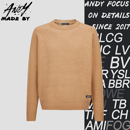 Prada P Rada Fabric Logo Knitted Pullover