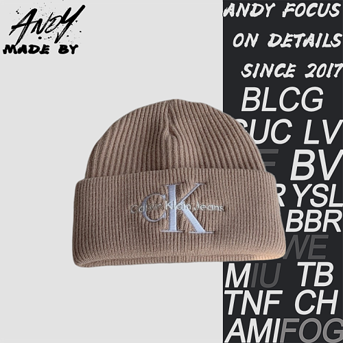 Off-White Knitted Hat