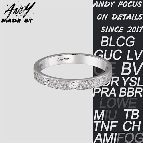 C Ultra Narrow Two Row Diamond Starry Sky Ring In White Gold