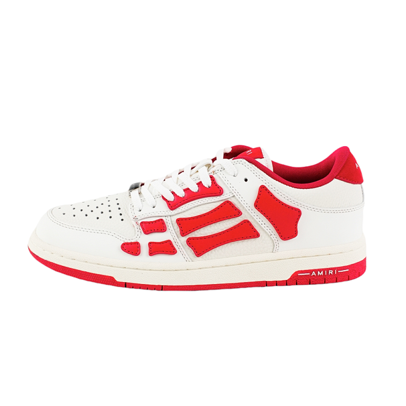 Amiri A Miri Skeleton Board Shoes Red And White