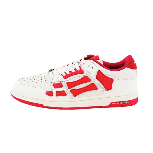 Amiri A Miri Skeleton Board Shoes Red And White