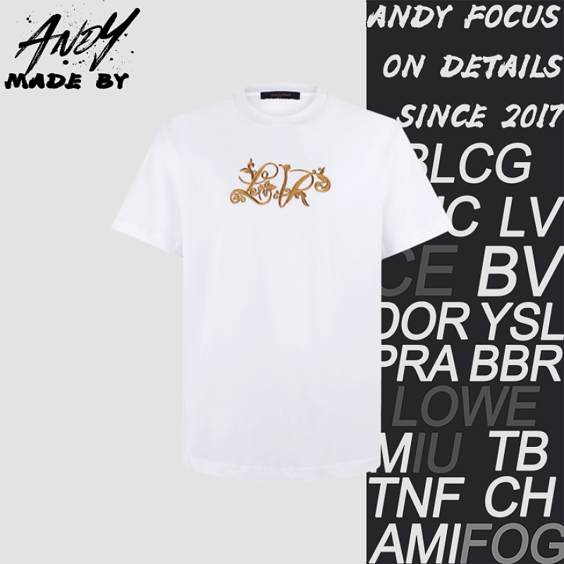 Solid-Color Cotton T-Shirt With Signature Embroidery