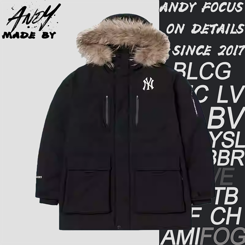 Yankees II Large Pocket Workwear Large Fur Collar Down Jacket