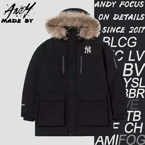 Yankees II Large Pocket Workwear Large Fur Collar Down Jacket