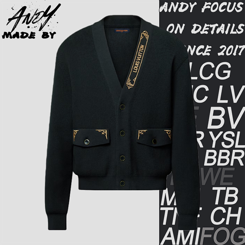 Embroidered Knitted Cardigan