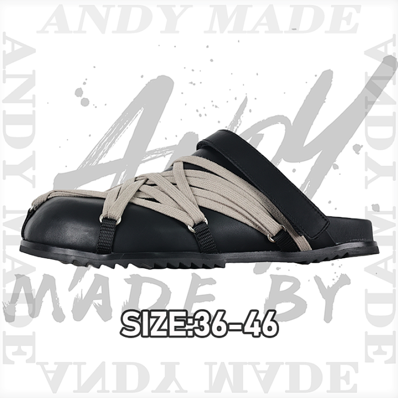 Rick Owens Crazy Strappy Birkenstock Slippers