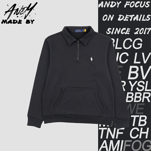 Stand-up Collar Long-sleeved Sweatshirt