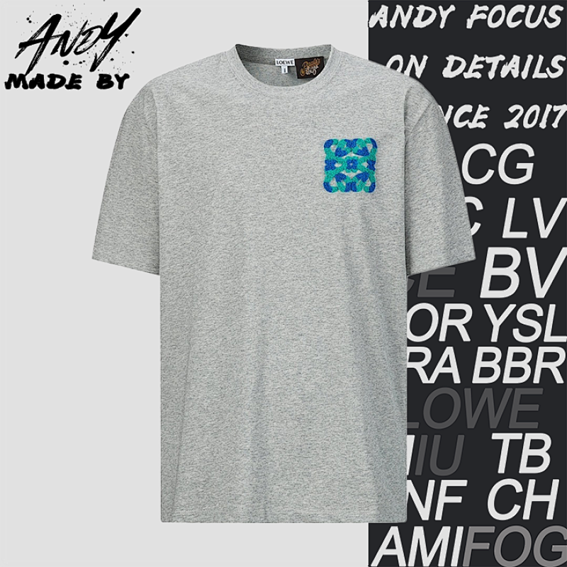 Terry Embroidered Short-Sleeve