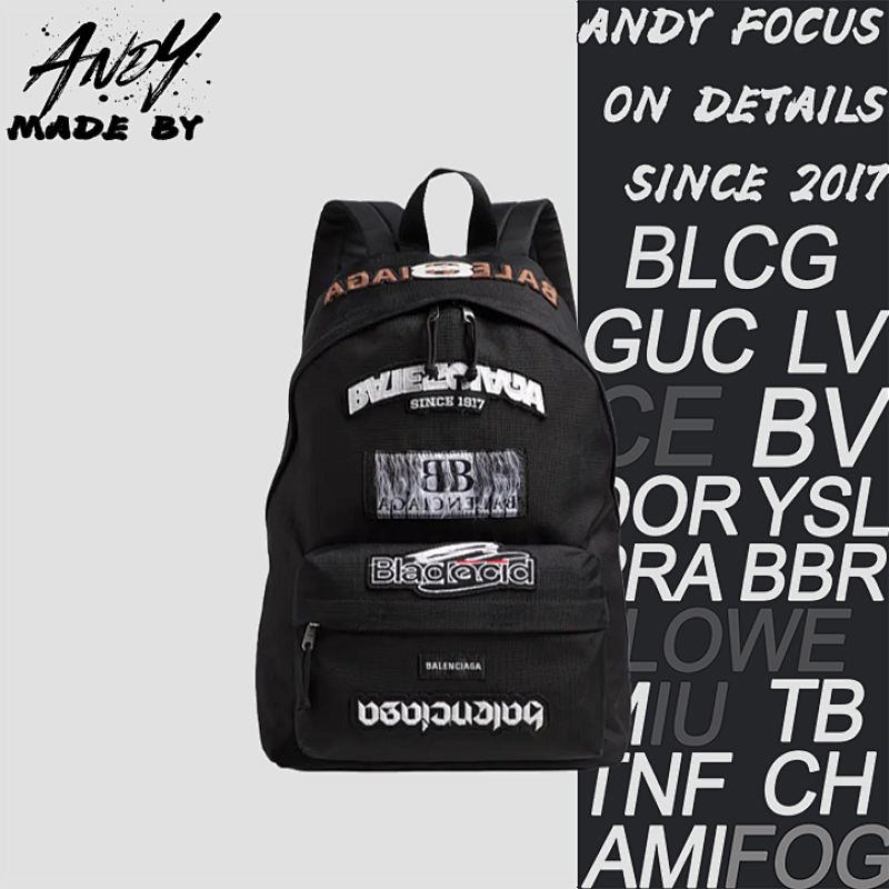 Paris' New Explorer Logo Distressed Backpack