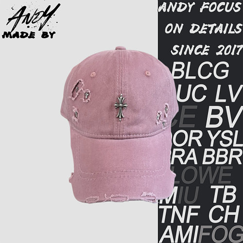 Cross-patterned High-quality Baseball Cap