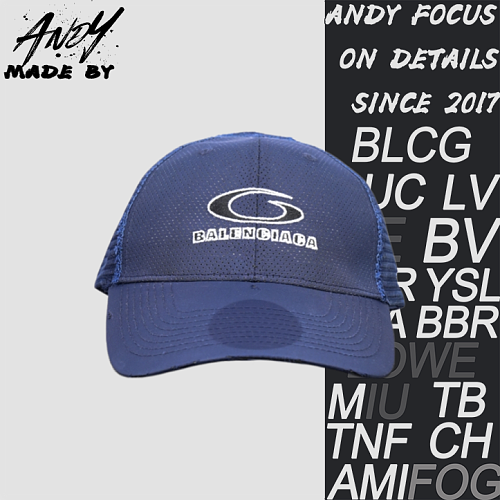 Mesh Distressed Cap Blue